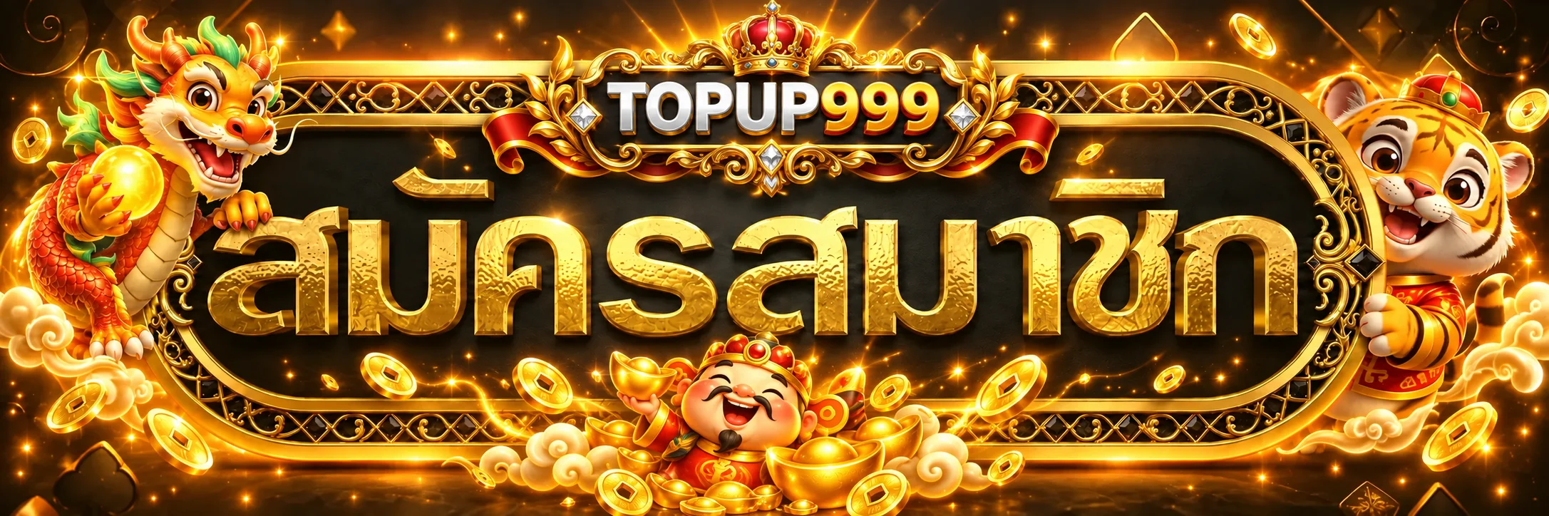 แบนเนอร์ topup999 ทางเข้าเล่น แบรนด์ topup999